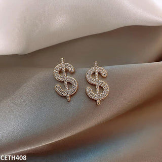 Dollar Stud Earrings for Women – Golden Plated Casual/Party Jewellery