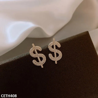 Dollar Stud Earrings for Women – Golden Plated Casual/Party Jewellery