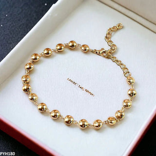 Golden Plated Beat Anklet – Adjustable Anklet for Women