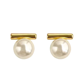 New French Minimalist Grey Imitation Pearl Pendant Earrings 2025 Fashion Jewelry Daily Wear Accessories for Girls Women‘s Party