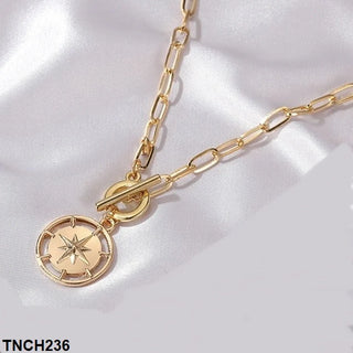 Heart/Pearl Round Chain Necklace – Adjustable Necklace for Women