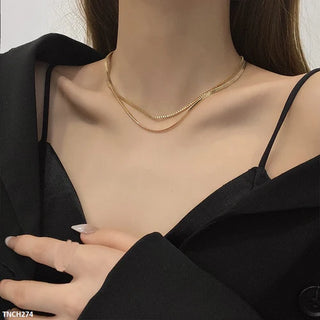 Double Chain Necklace – Stylish Adjustable Necklace for Women