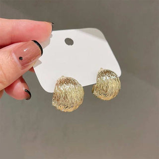 C Shape Earrings for Women – Stylish Gold & Silver Plated Jewellery