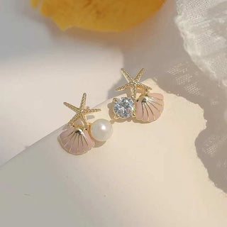 Gold Plated Star Shaped Stud Earrings – Stylish Earrings for Women